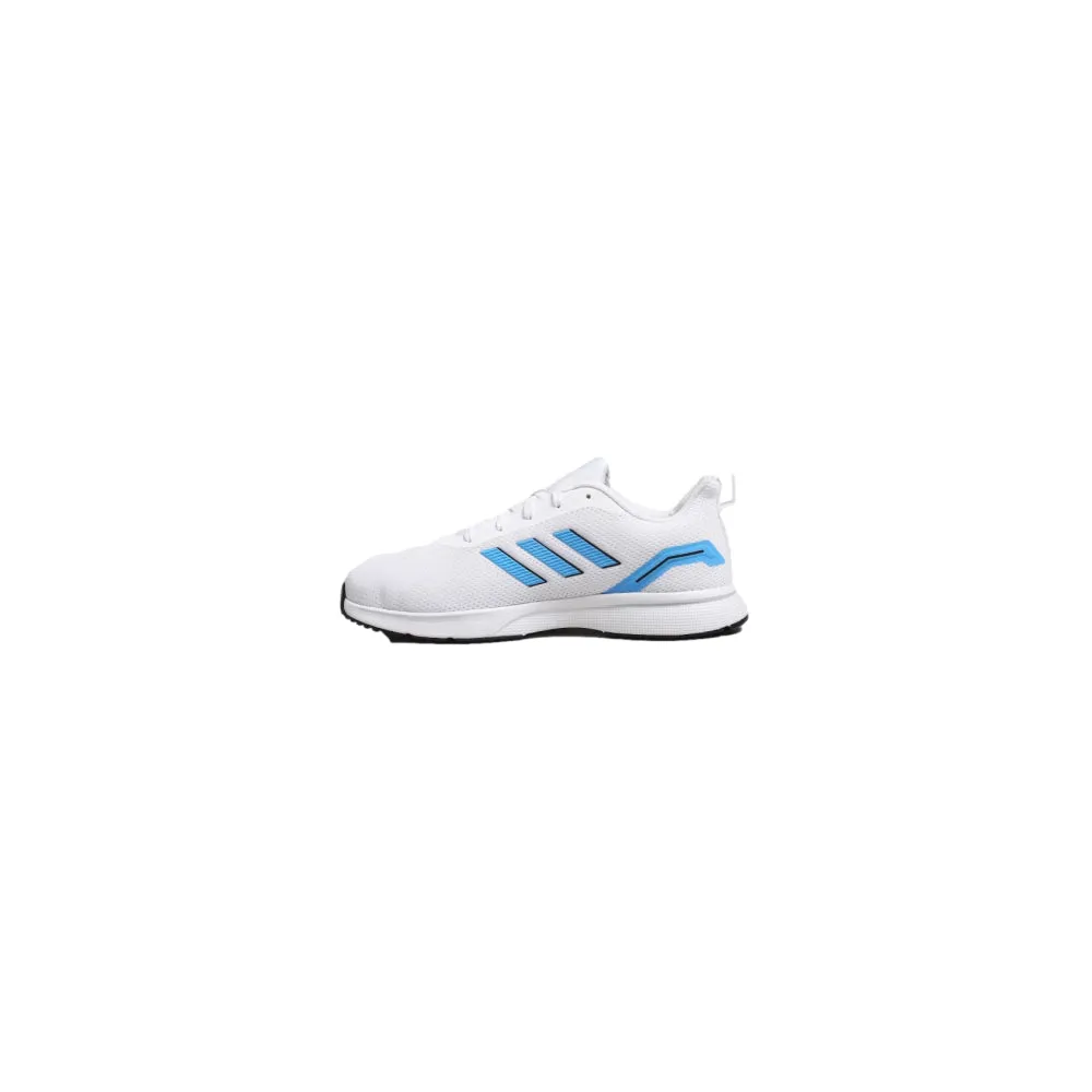 Adidas Men's Aditron Running Shoe (Cloud White/Pulse Blue/Core Black)