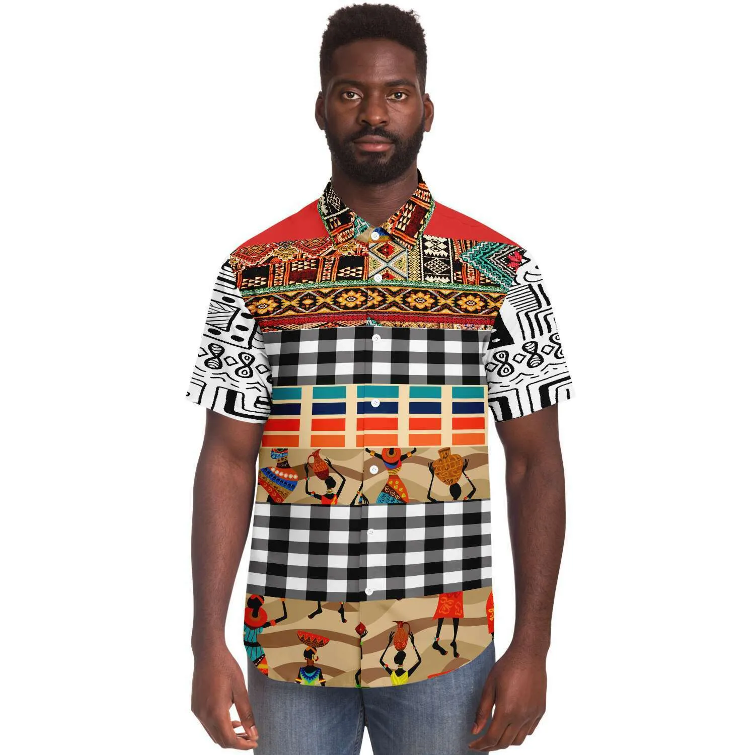 Africa Bombastic Button Down Shirt