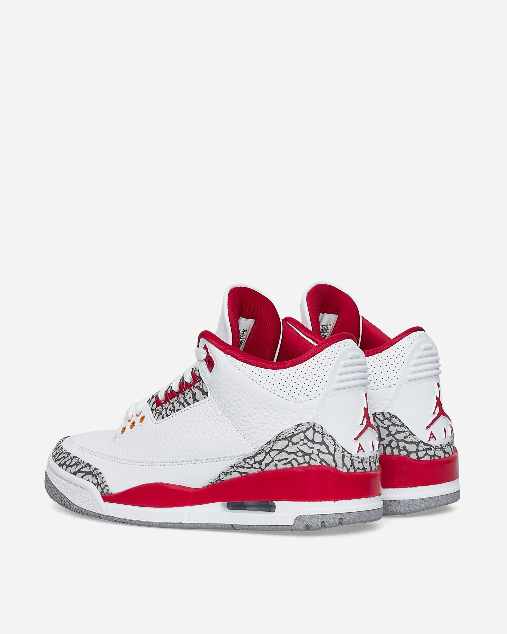 Air Jordan 3 Retro 'Cardinal Red' Sneakers