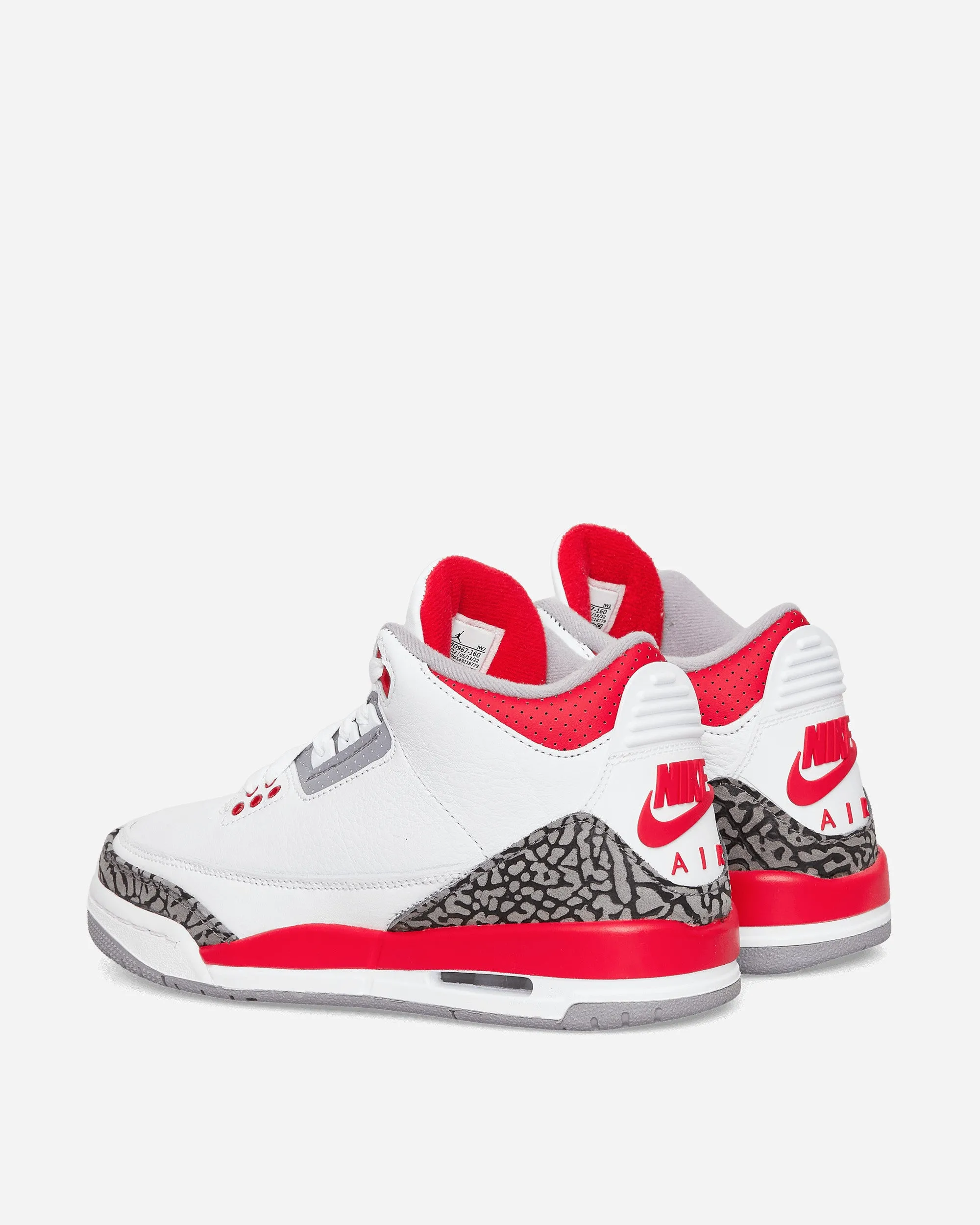 Air Jordan 3 Retro Sneakers Fire Red