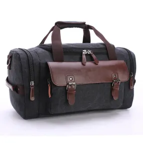 Amerigo Duffle Bag - Canvas & PU