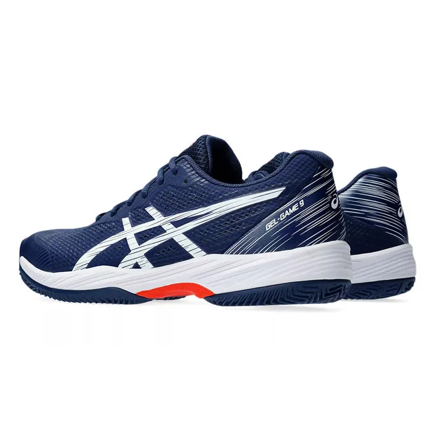 Asics 1041A358 Gel Game 9 Clay Omni Court Mens 400 Blue Expanse/White