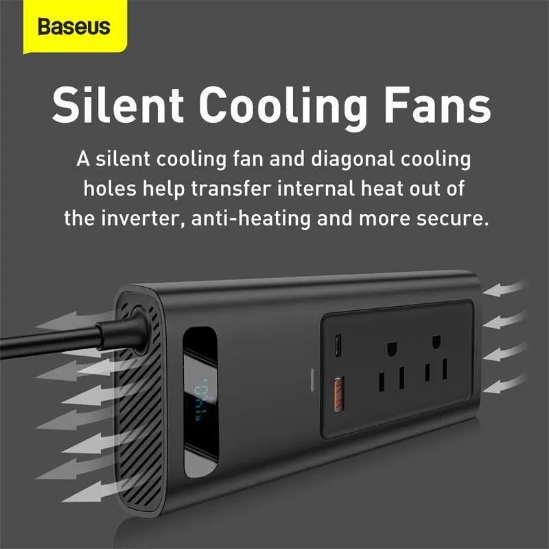 Baseus 12V DC to 110V AC 150W Car Inverter