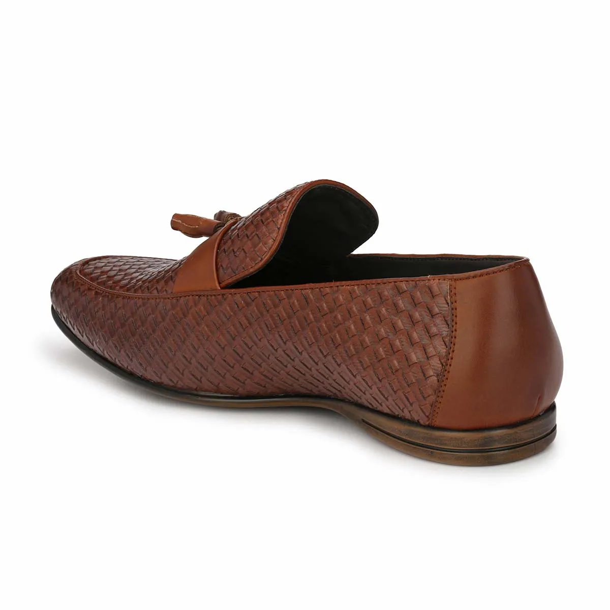 Brown Chatai Tassel Loafers