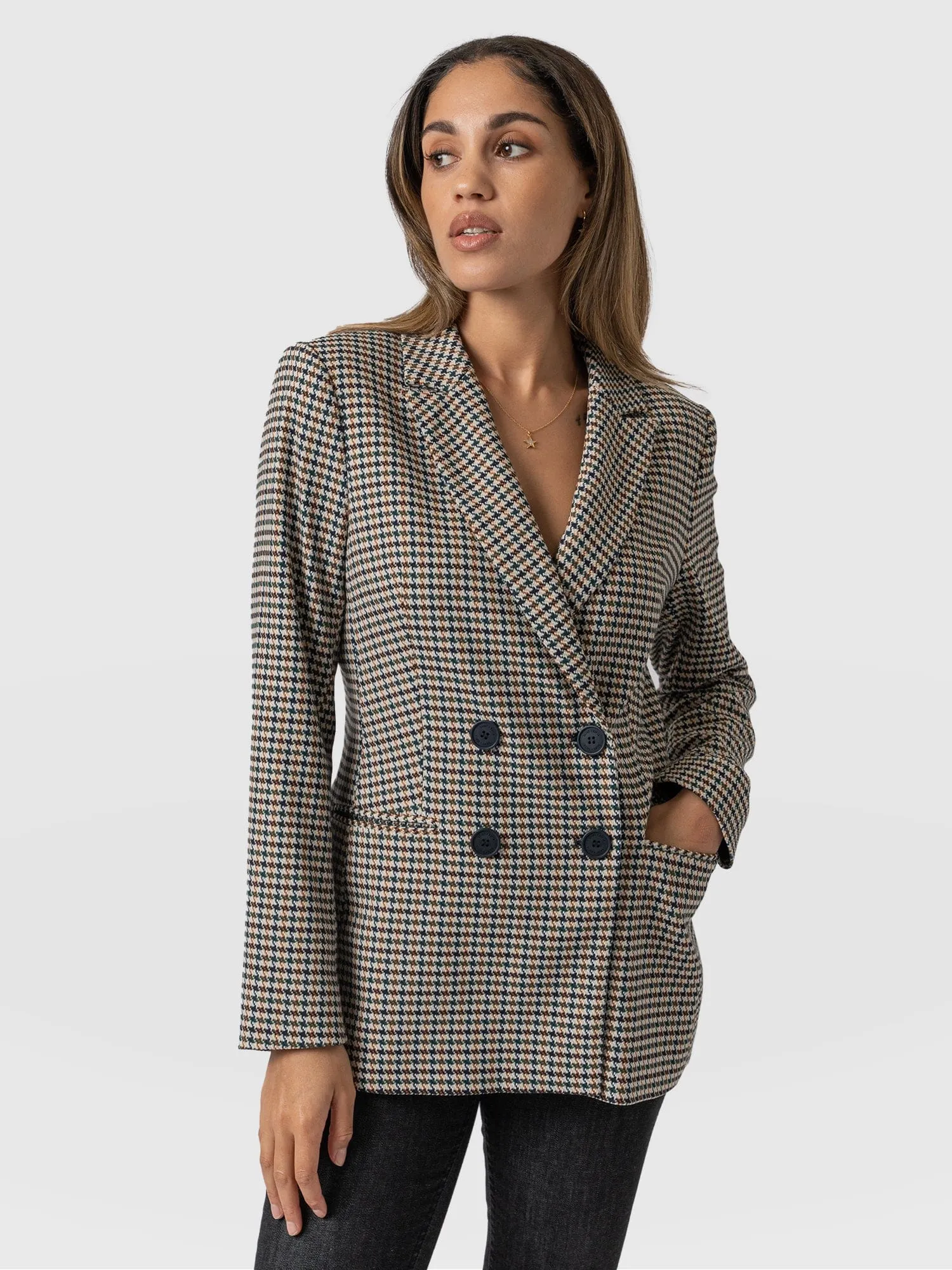 Cambridge Blazer - Saxon Jacquard