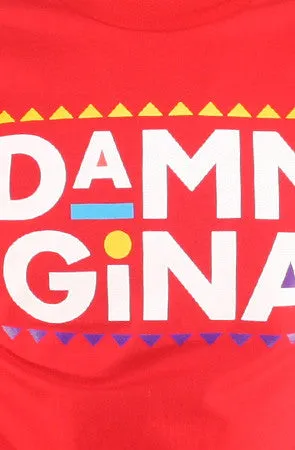 Damn Gina (Men's Red Tee)