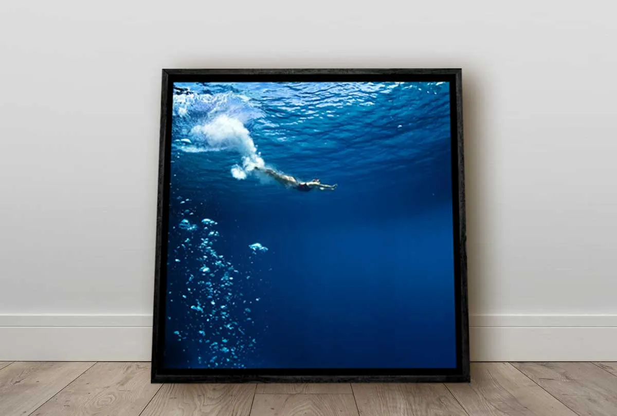 Deep Sea Dive | Canvas Wall Art Print