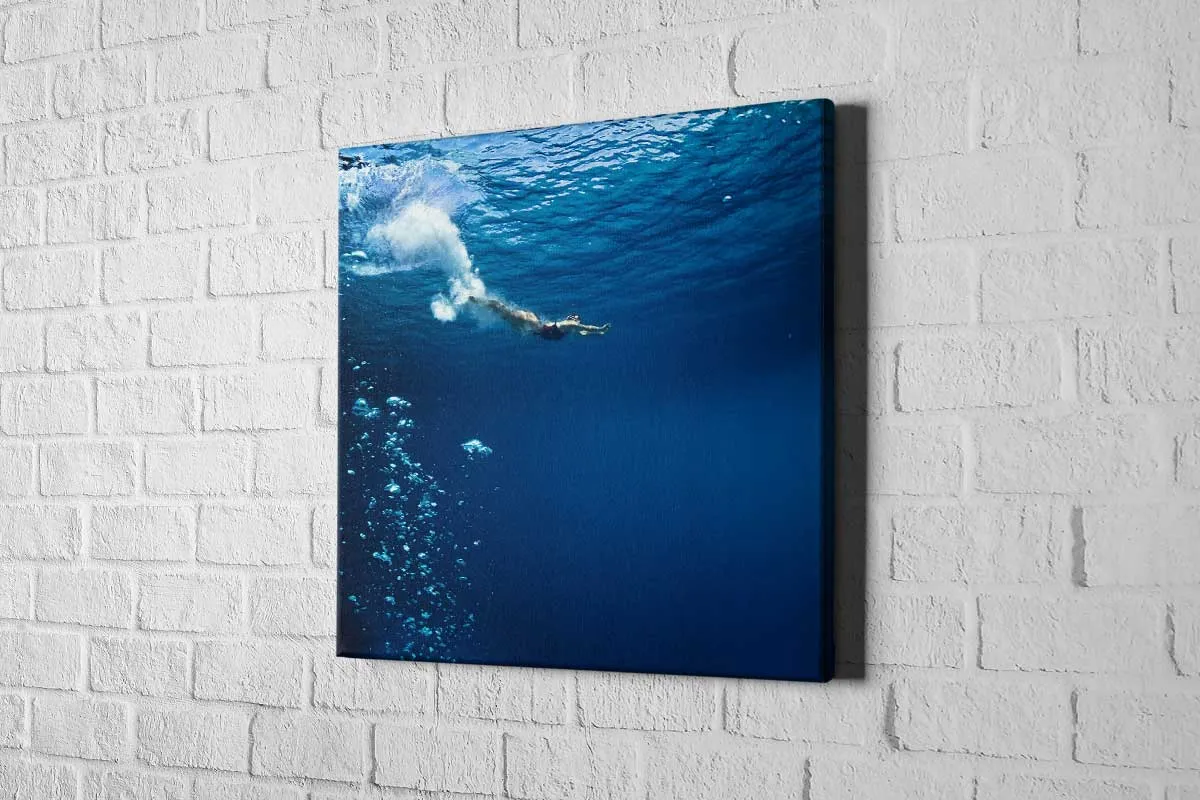 Deep Sea Dive | Canvas Wall Art Print