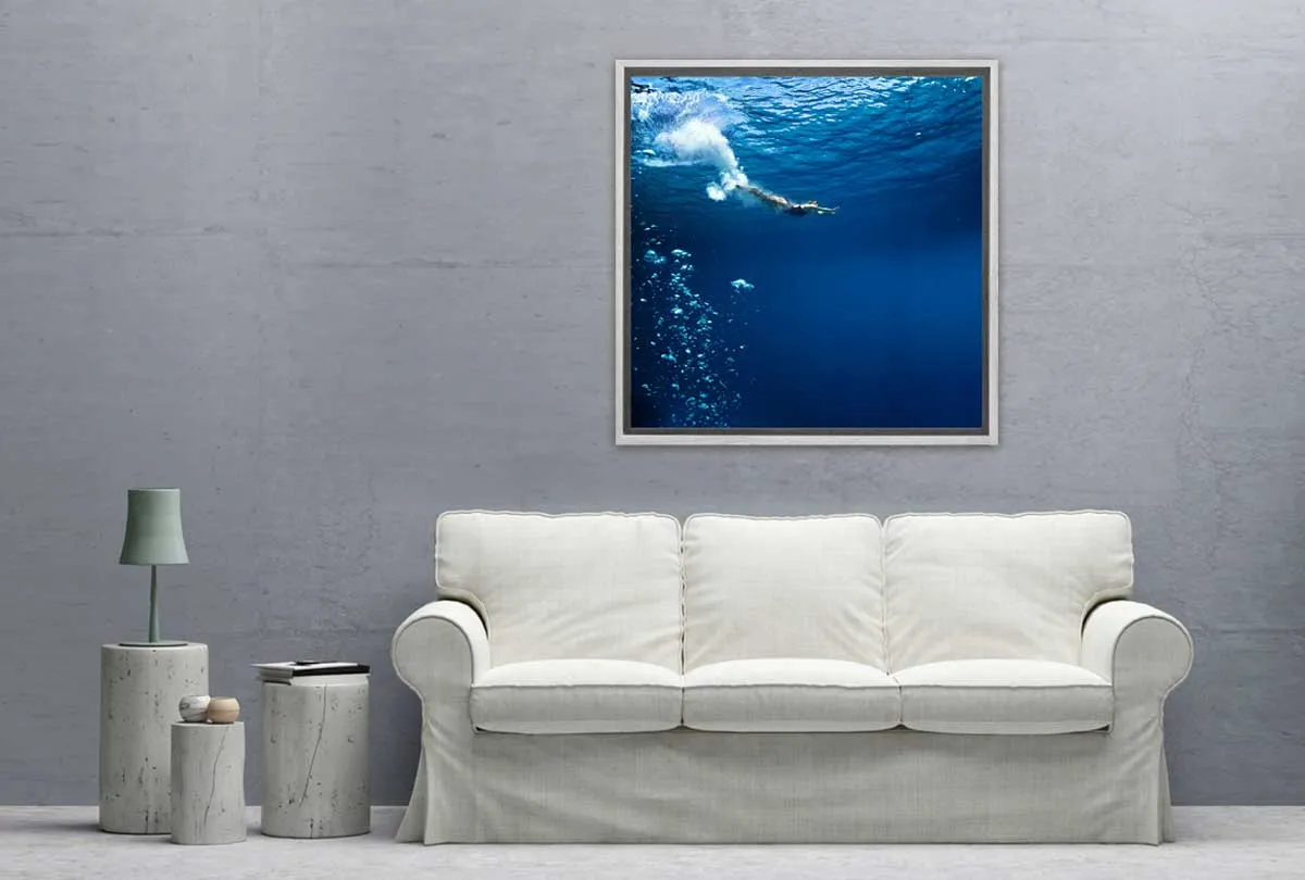 Deep Sea Dive | Canvas Wall Art Print