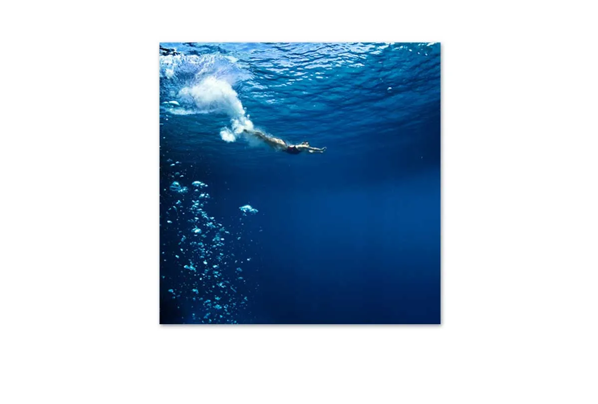 Deep Sea Dive | Canvas Wall Art Print