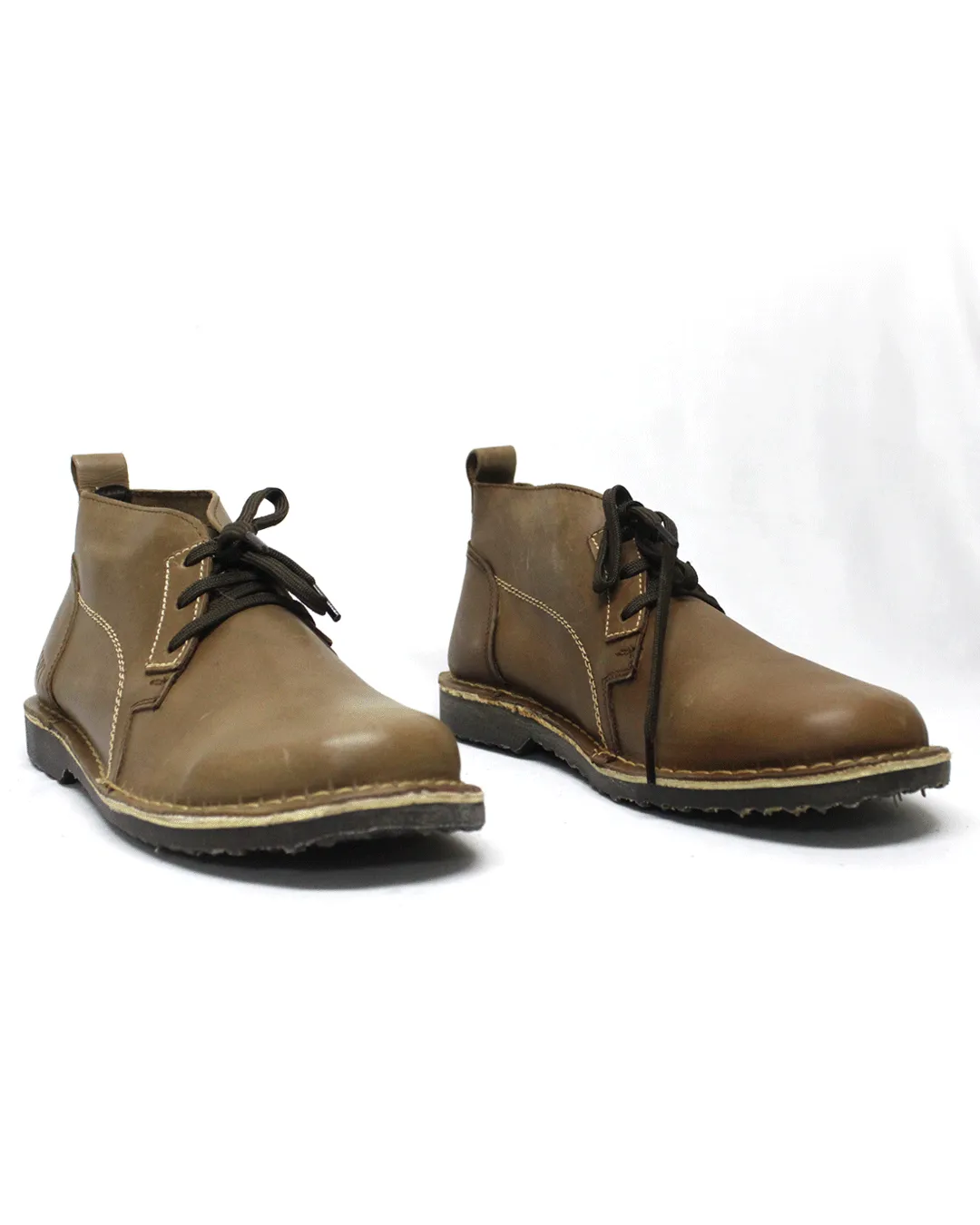 DESERT N-Tan Leather Boots