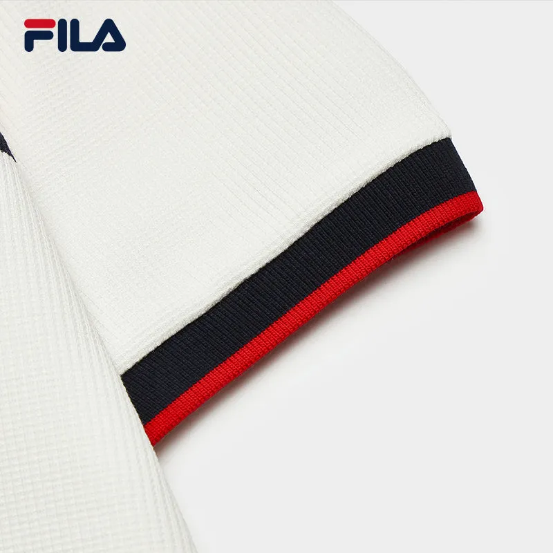 FILA CORE LIFESTYLE ORIGINALE FRENCH TENNIS CLUB Women Short Sleeve Polo (White)