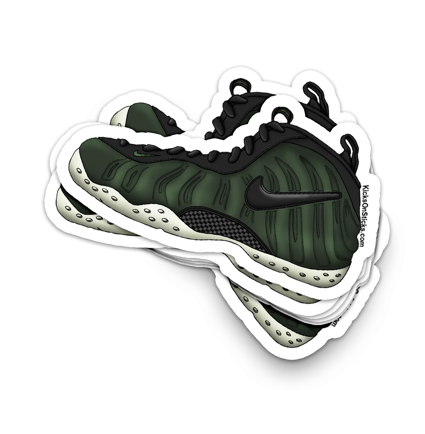 Foamposite Pro "Pine Green" Sneaker Sticker