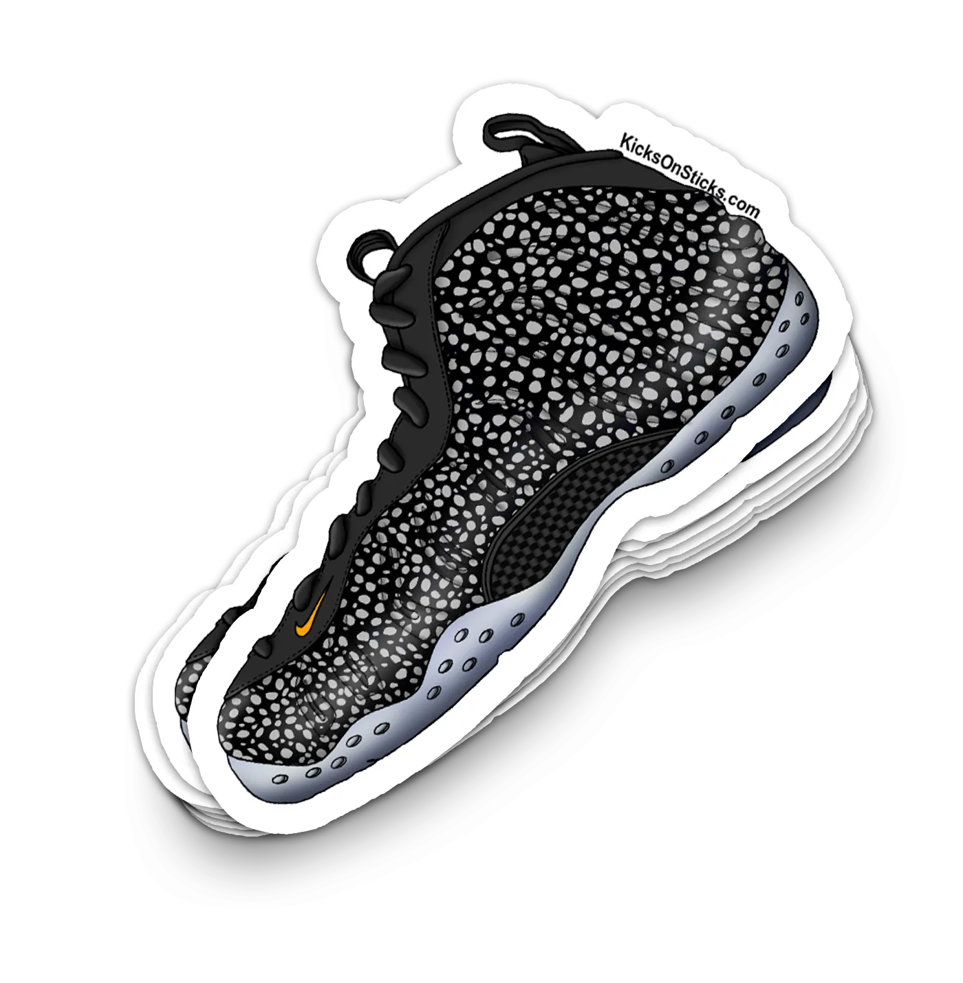 Foamposite "Safari" Sneaker Sticker