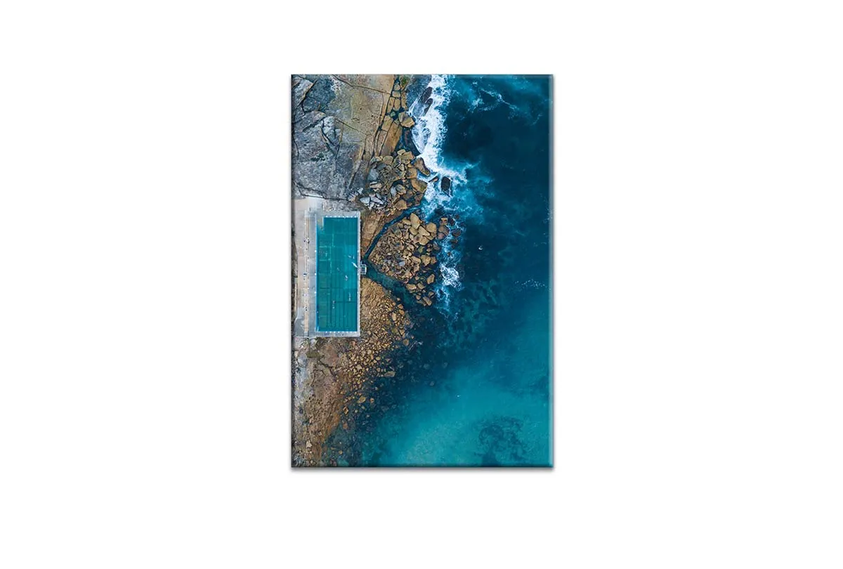 Freshwater Rock Pool, Australia | Canvas Wall Art Print