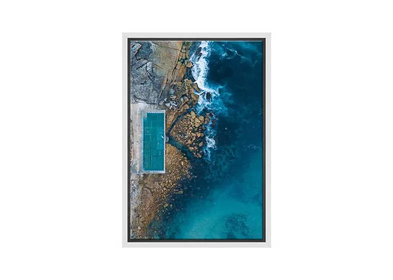 Freshwater Rock Pool, Australia | Canvas Wall Art Print