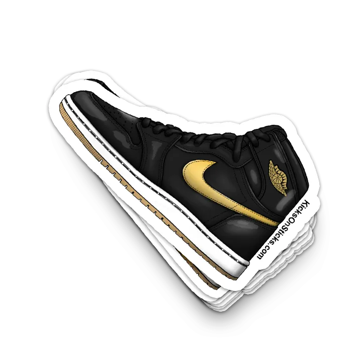 Jordan 1 "Black Gold 2013" Sneaker Sticker