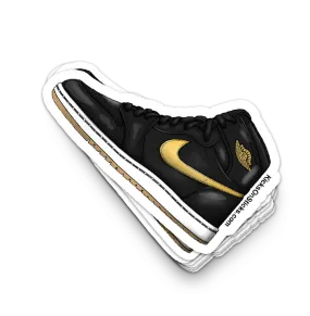 Jordan 1 "Black Gold 2013" Sneaker Sticker