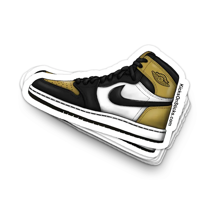 Jordan 1 "Gold Toe 1.0" Sneaker Sticker