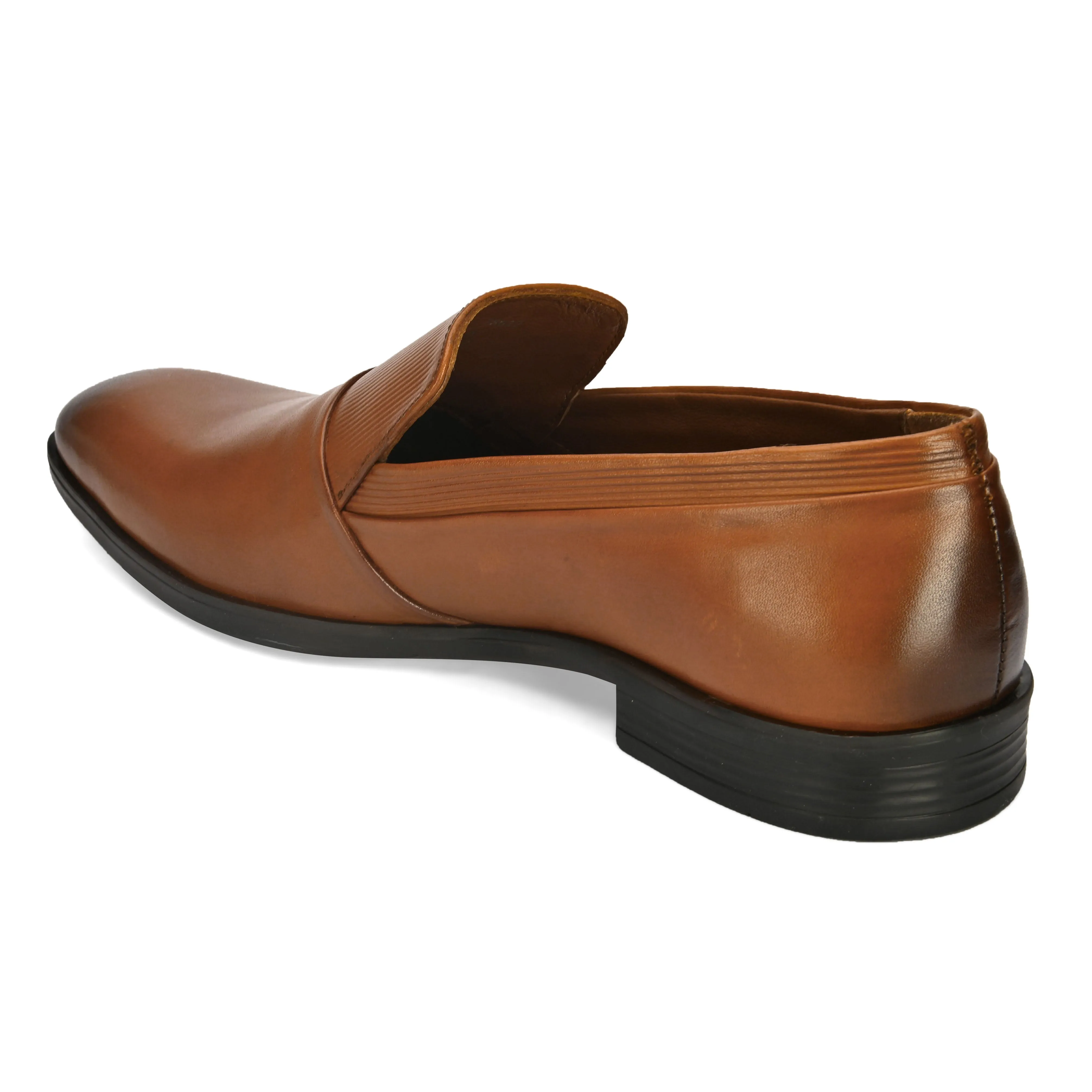 Newman Tan Formal Slip-ons