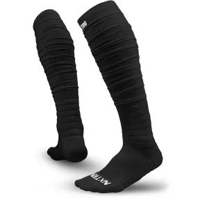 NXTRND XTD® Scrunch Football Socks Black