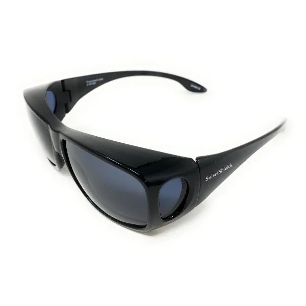 Sunglasses Polarised Optical Covers for Over Spectacles BLACK 574